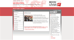 Desktop Screenshot of berlin.paxchristi.de
