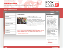Tablet Screenshot of berlin.paxchristi.de