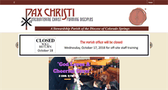 Desktop Screenshot of paxchristi.org